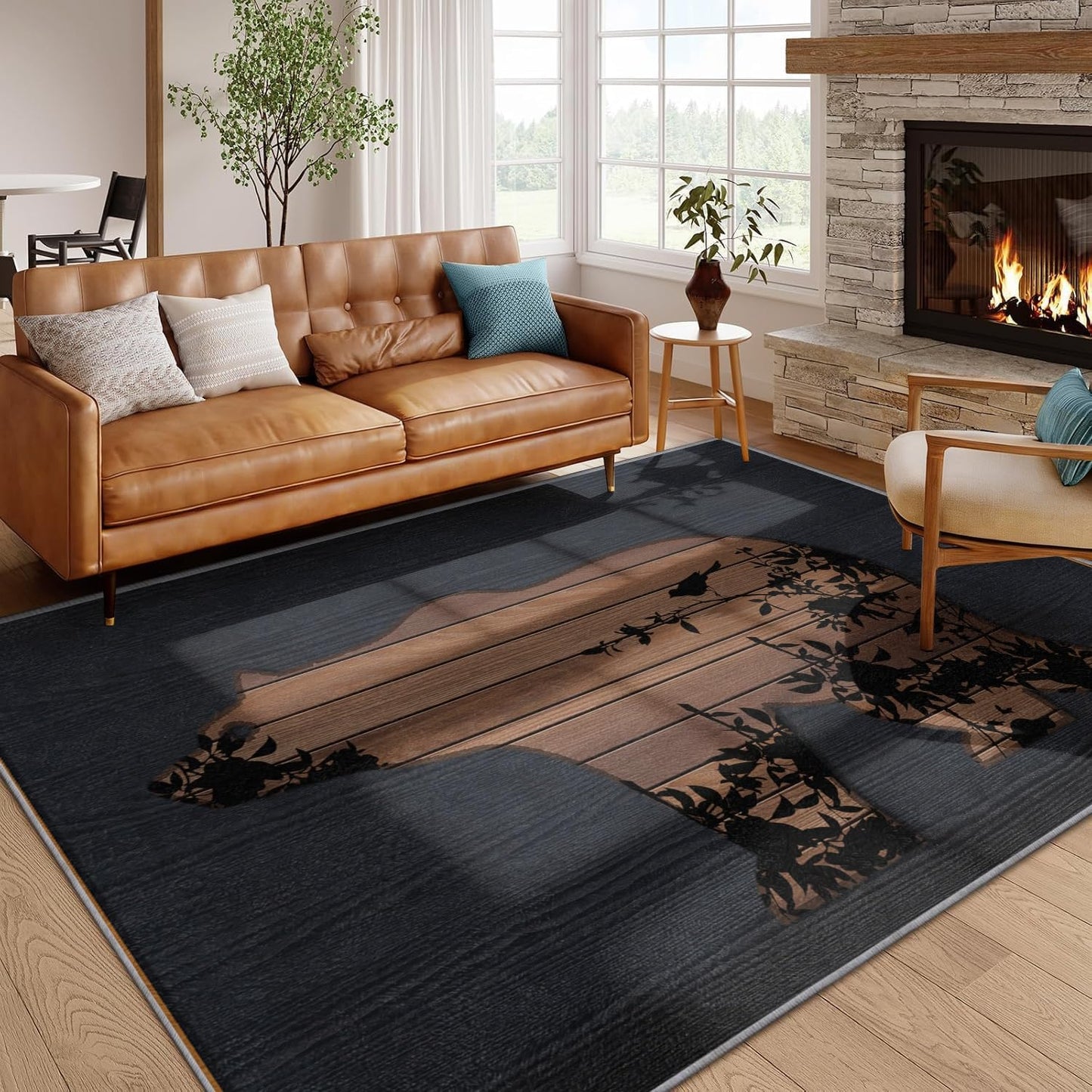 Washable Low Pile Area Rug