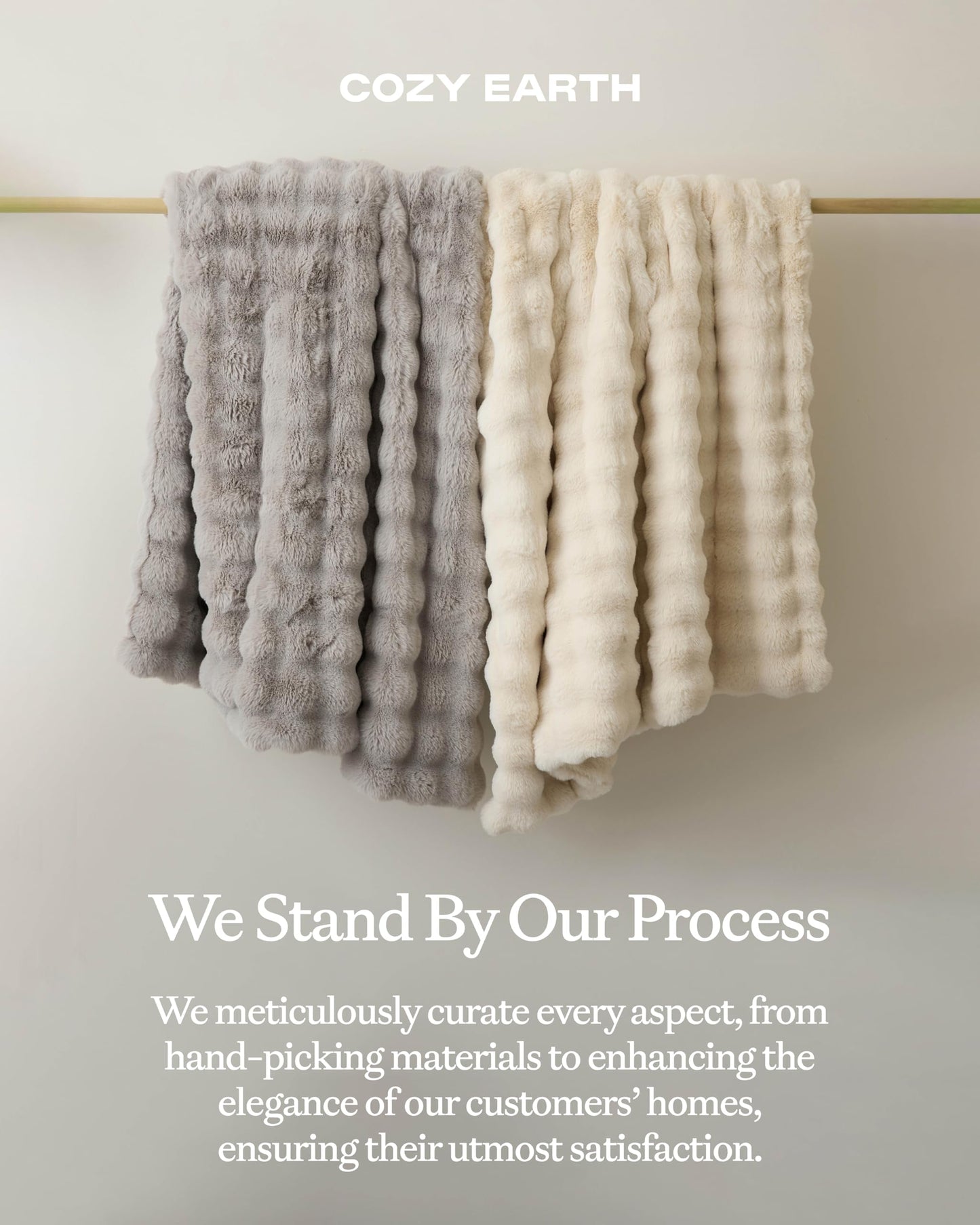Ultra-Soft Faux Fur Throw Blanket