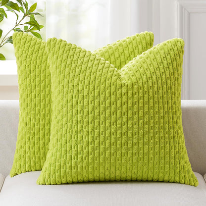Boho Striped Corduroy Pillow Covers