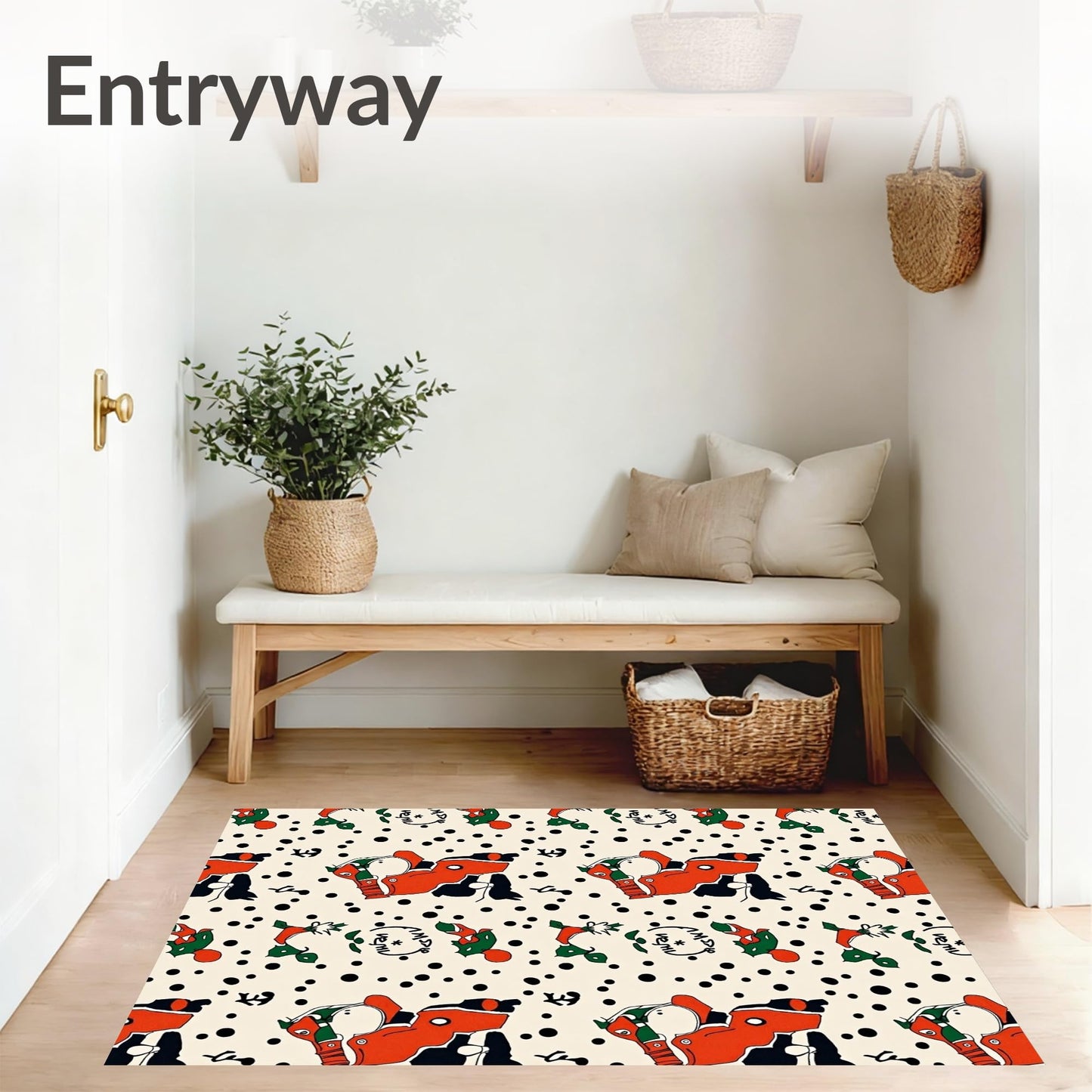 Washable Non-Slip Area Rug