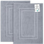 2 Piece Bathroom Bath Mat Set