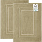 2 Piece Bathroom Bath Mat Set