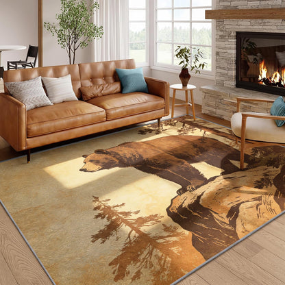 Washable Low Pile Area Rug