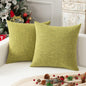Linen Throw Pillow Covers Set