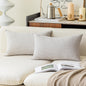 Linen Throw Pillow Covers Set
