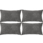 Neutral Corduroy Throw Pillow Covers Set