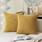 Linen Throw Pillow Covers Set