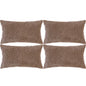 Neutral Corduroy Throw Pillow Covers Set