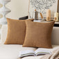 Linen Throw Pillow Covers Set