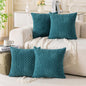 Neutral Corduroy Throw Pillow Covers Set