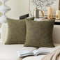 Linen Throw Pillow Covers Set