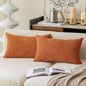 Linen Throw Pillow Covers Set