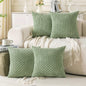 Neutral Corduroy Throw Pillow Covers Set