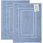 2 Piece Bathroom Bath Mat Set