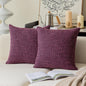 Linen Throw Pillow Covers Set