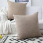 Linen Throw Pillow Covers Set