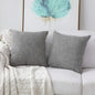 Linen Throw Pillow Covers Set